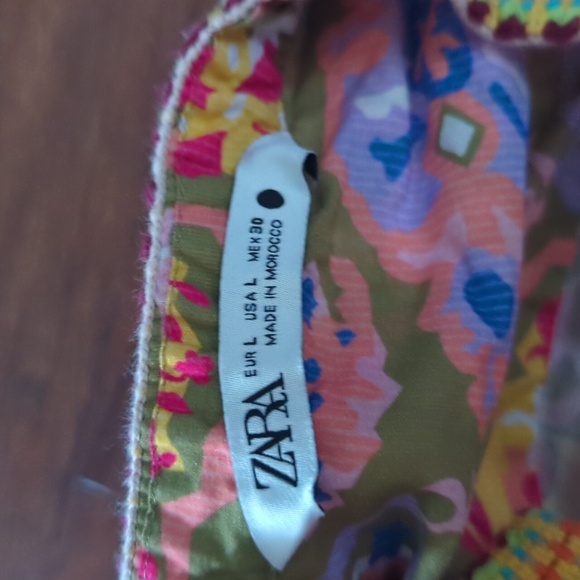 Zara Multicolor Floral Blouse - Picture 2 of 4